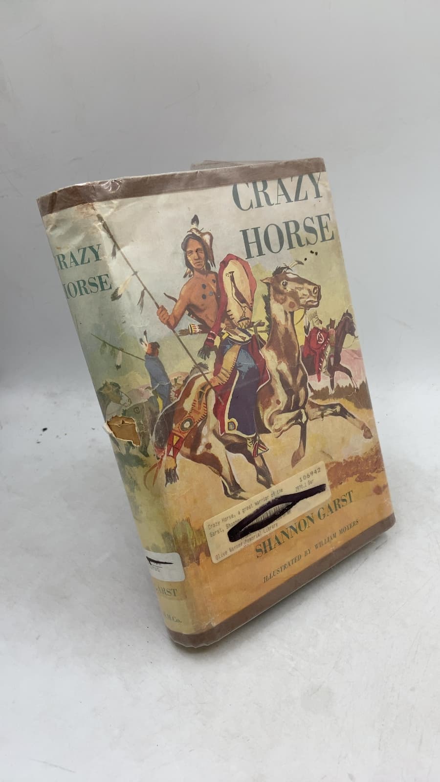 CRAZY HORSE Great Warrior of the Sioux by Shannon Garst - front cover