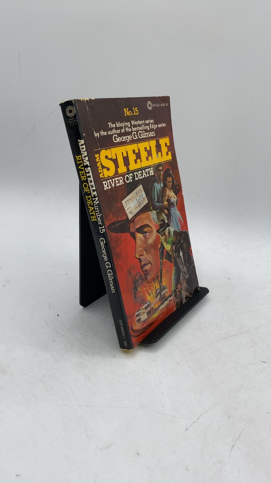 Adam Steele: River of Death by George G. Gilman - front cover
