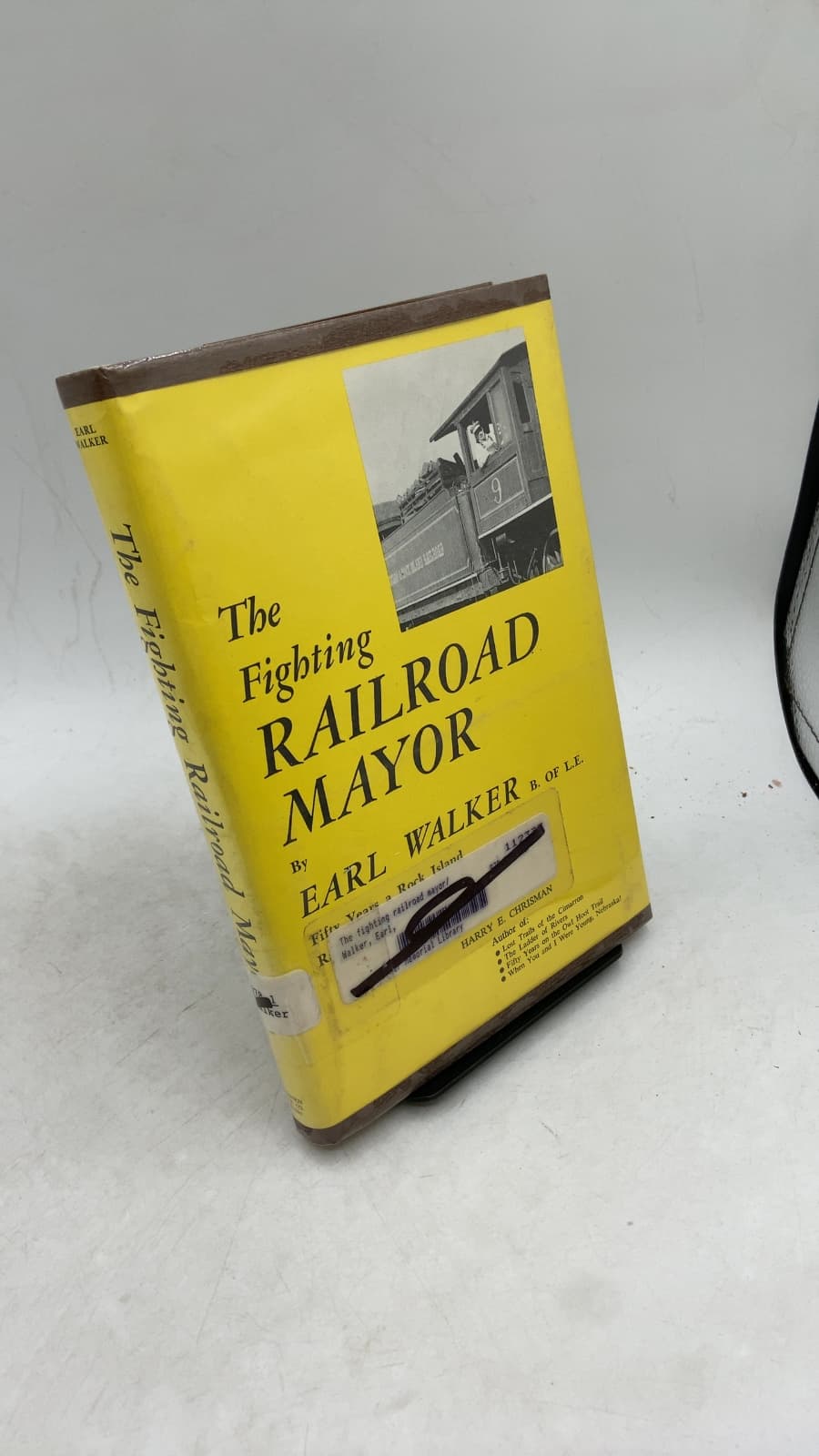 The Fighting Railroad Mayor by Earl Walker - front cover