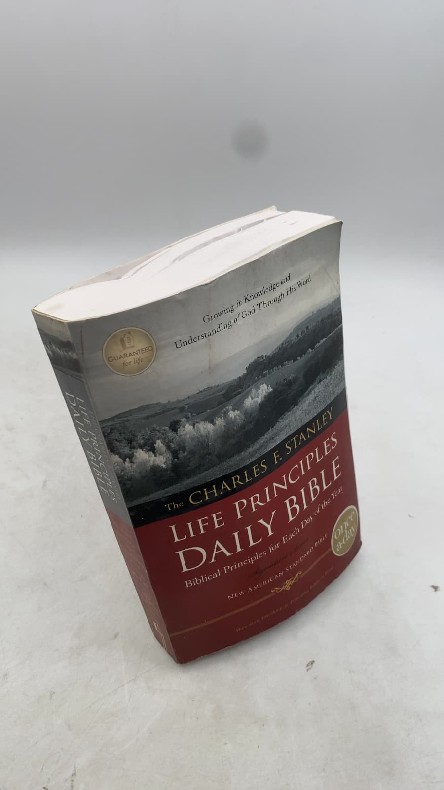 Life Principles Daily Bible by Charles F. Stanley - front cover
