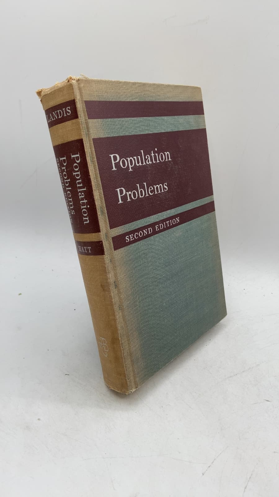 Population Problems: A Cultural Interpretation by Paul H. Landis and Paul K. Hatt - front cover