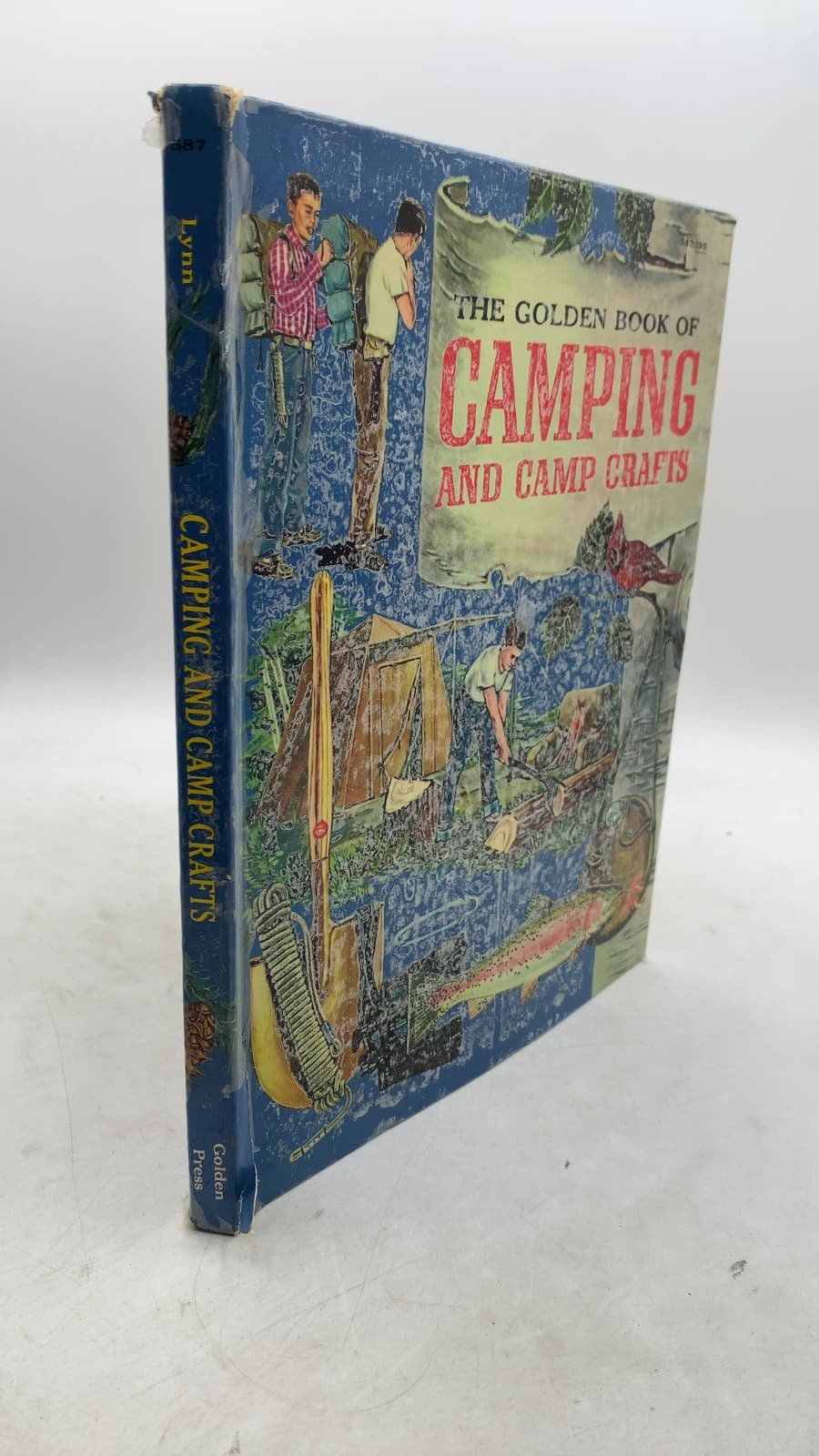 The Golden Book of Camping and Camp Crafts by Gordon Lynn - front cover
