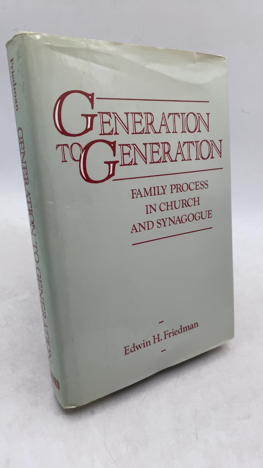 Generation to Generation: Family Process in Church and Synagogue