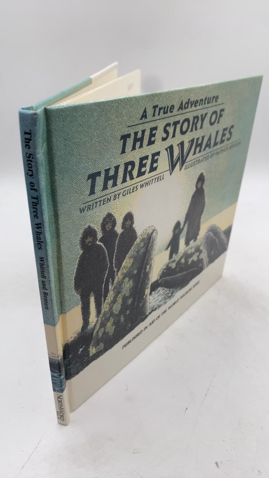 A True Adventure: The Story of Three Whales by Giles Whittell - front cover