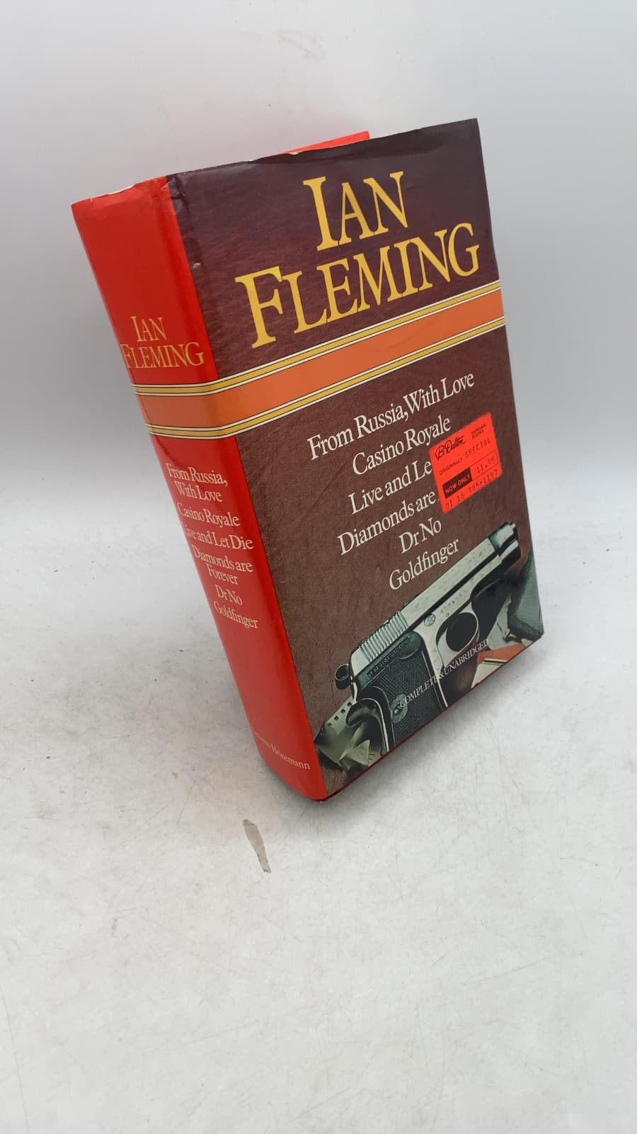 From Russia, With Love Casino Royale Live and Let Die Diamonds are Forever Dr No Goldfinger by Ian Fleming - front cover