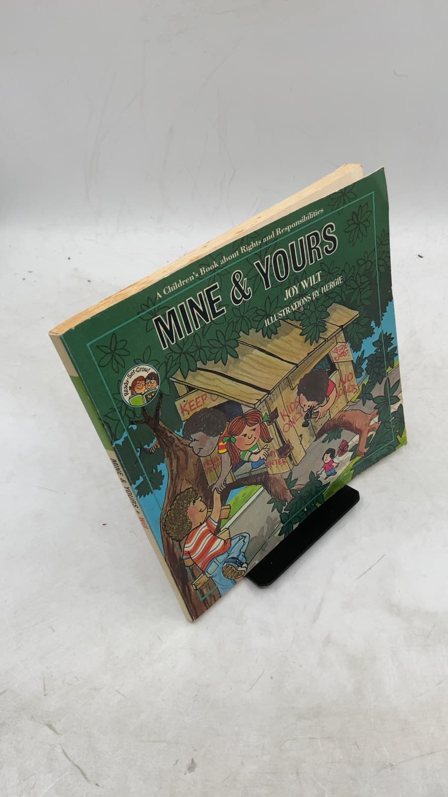 Mine and Yours: A Children's Book about Rights and Responsibilities by Joy Wilt - front cover