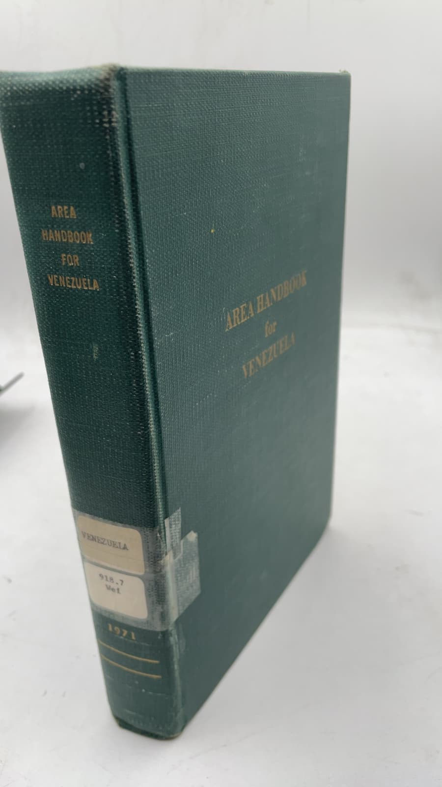 Area Handbook for Venezuela