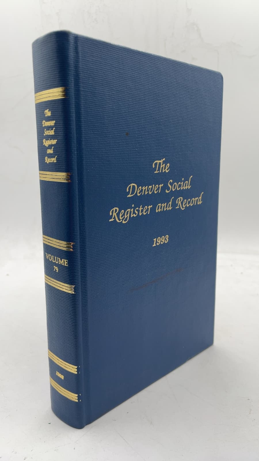 The Denver Social Register and Record 1993