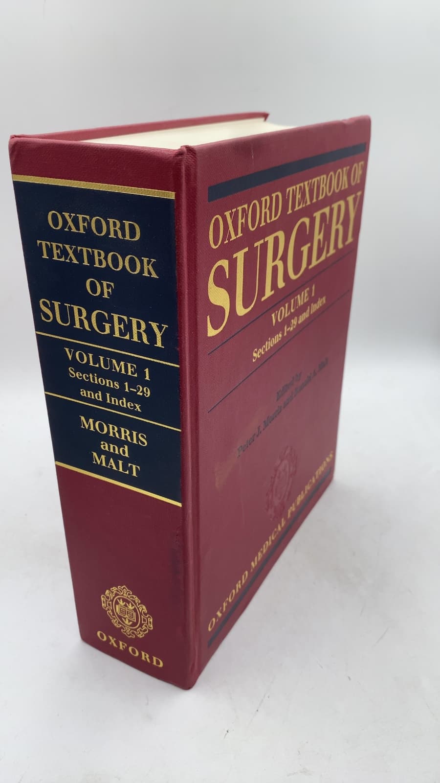 Oxford Textbook of Surgery, Volume 1 by Peter J. Morris and Ronald A. Malt - front cover