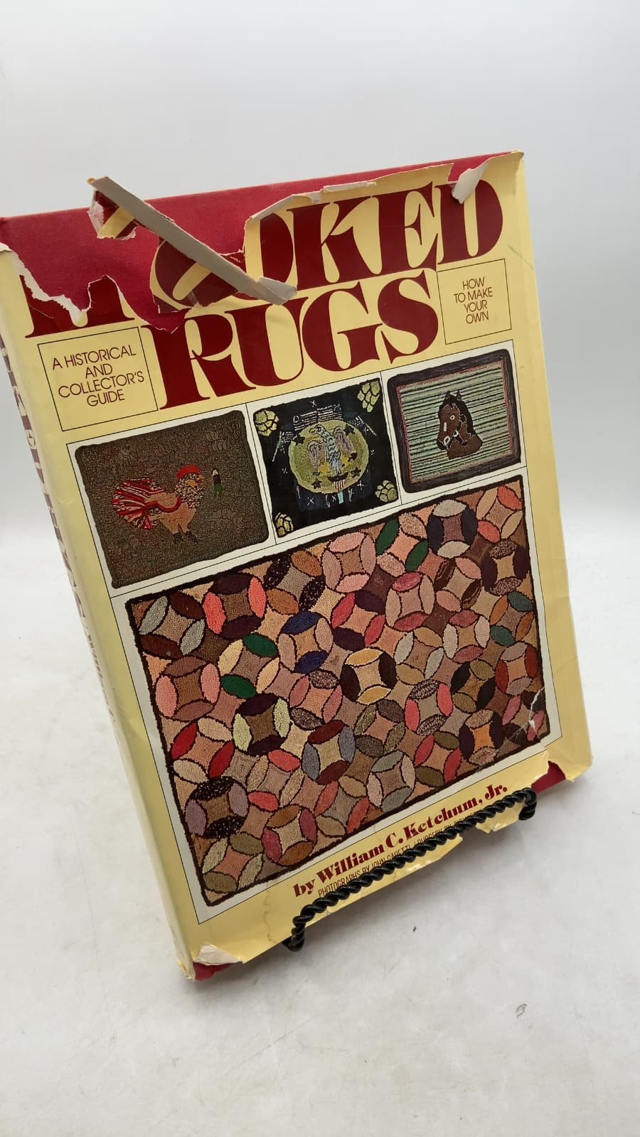 Hooked Rugs: A Historical and Collector's Guide - How to Make Your Own by William C. Ketchum, Jr. - front cover