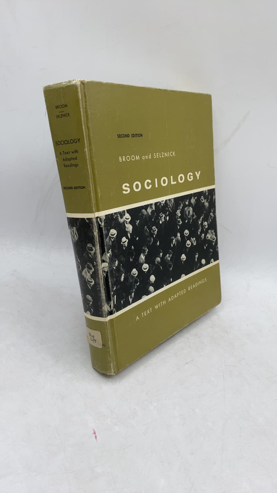 Sociology: A Text with Adapted Readings by Leonard Broom and Philip Selznick - front cover