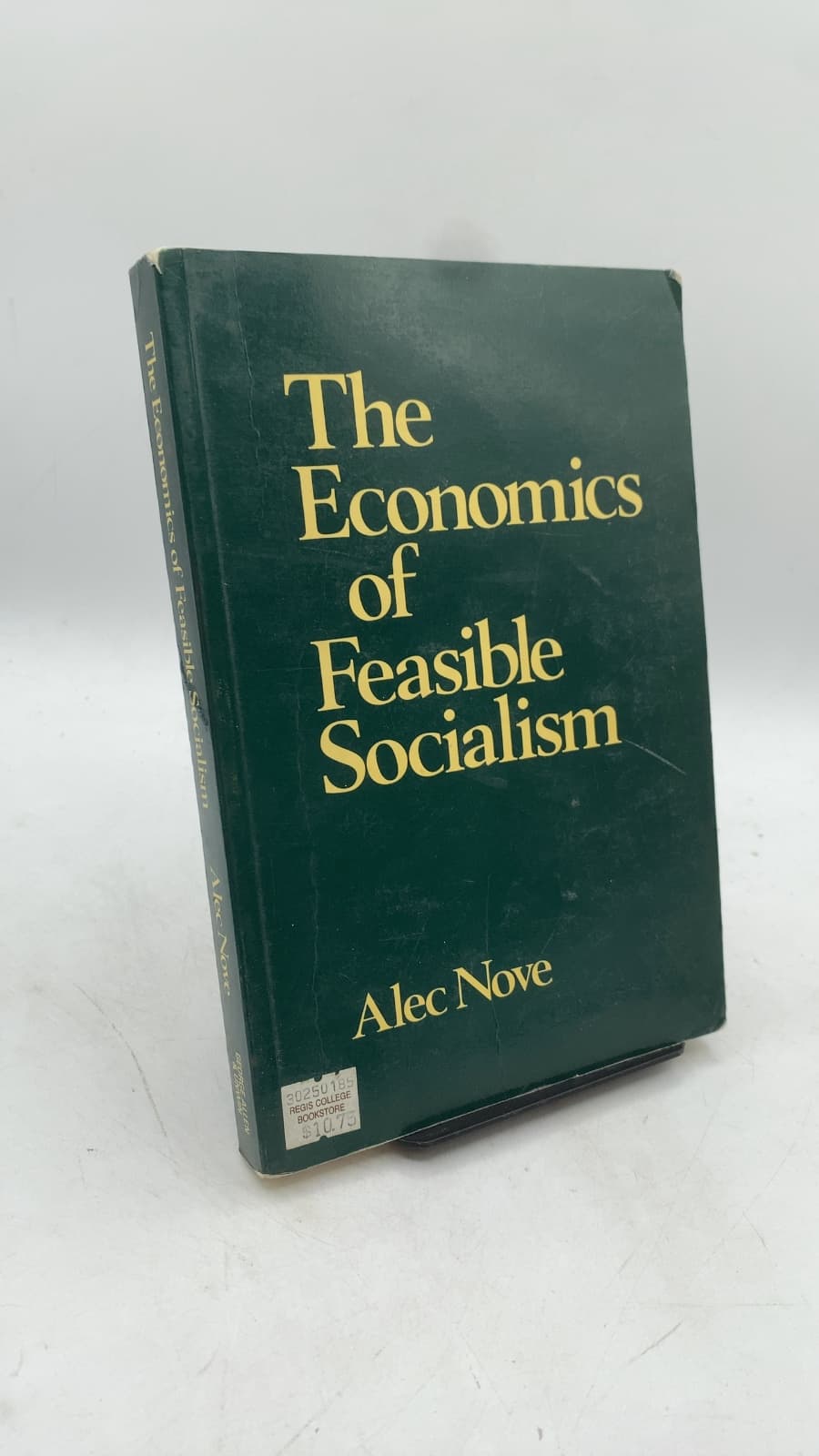 The Economics of Feasible Socialism by Alec Nove - front cover