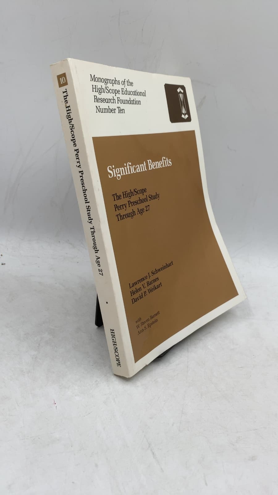 Significant Benefits: The High/Scope Perry Preschool Study Through Age 27 by Lawrence J. Schweinhart, Helen V. Barnes, David P. Weikart - front cover