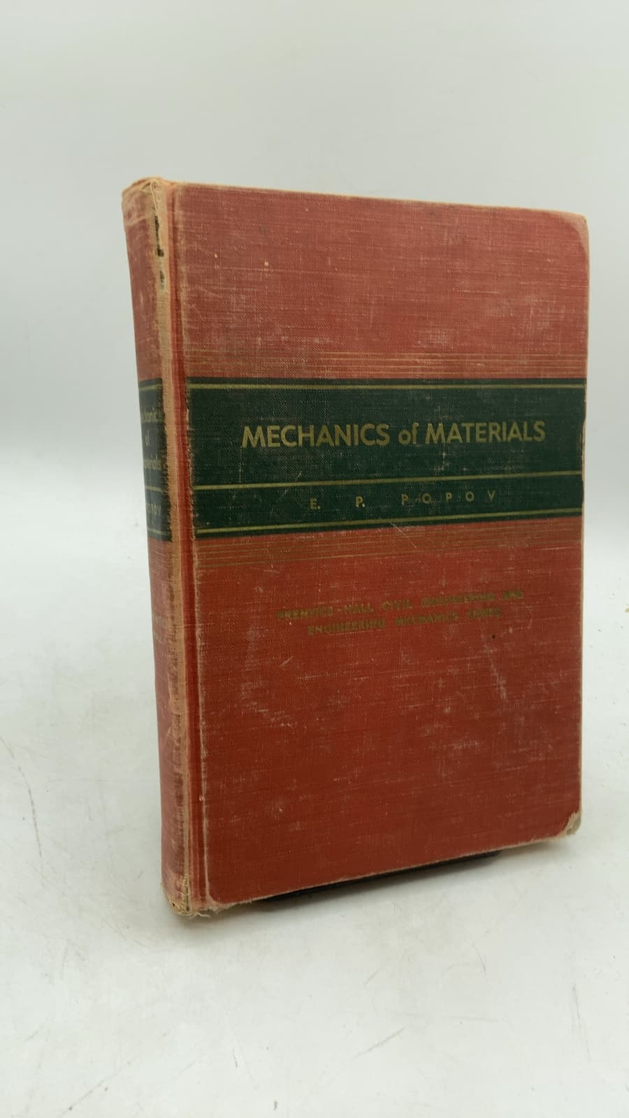Mechanics OF Materials by E. P. Popov - front cover