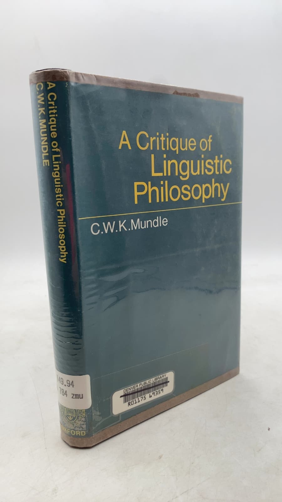 A Critique of Linguistic Philosophy