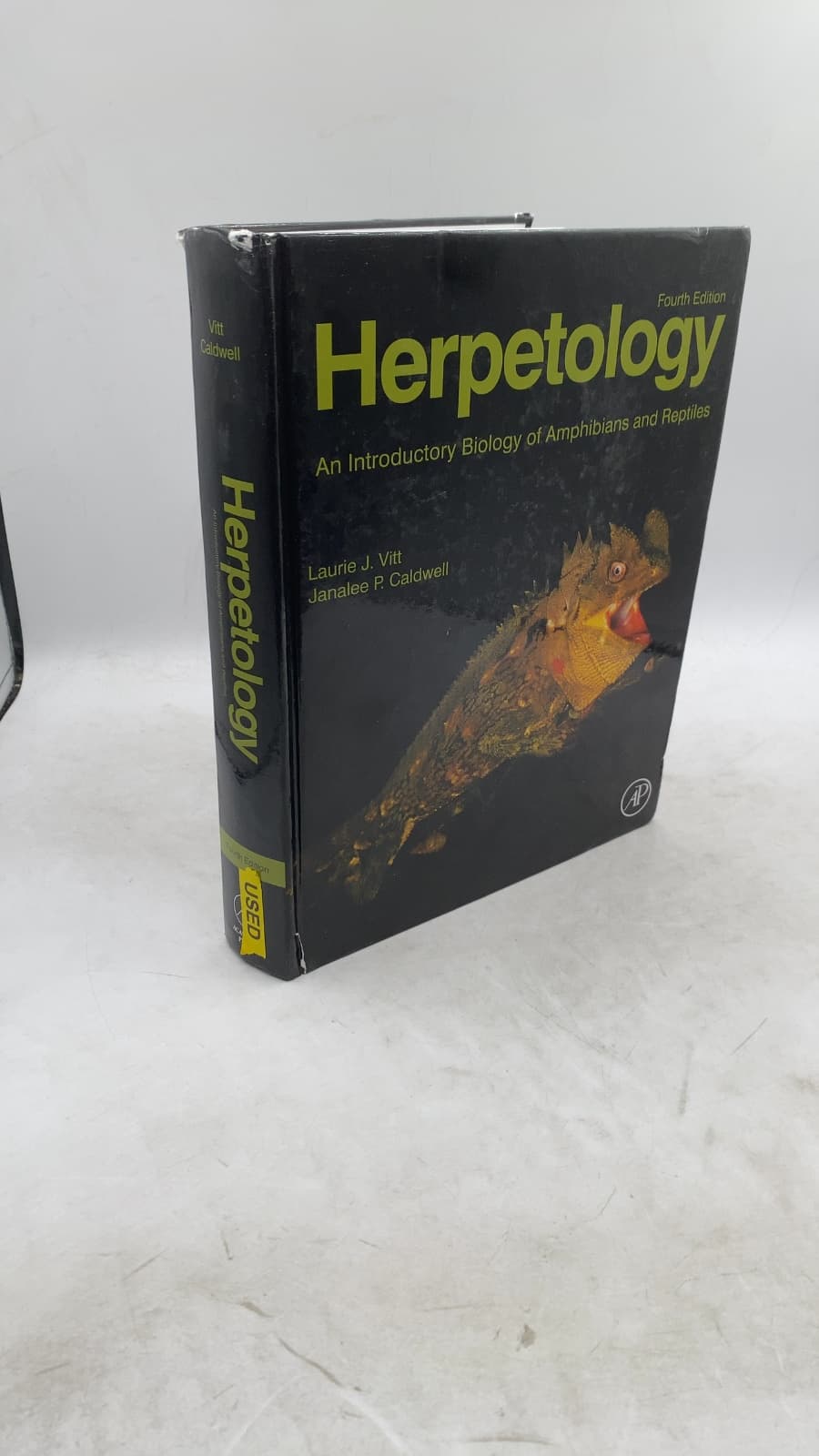 Herpetology: An Introductory Biology of Amphibians and Reptiles by Laurie J. Vitt and Janalee P. Caldwell - front cover