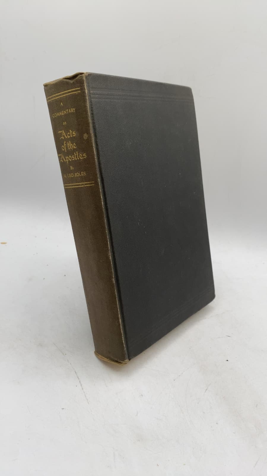 A Commentary on Acts of the Apostles by H. Leo Boles - front cover