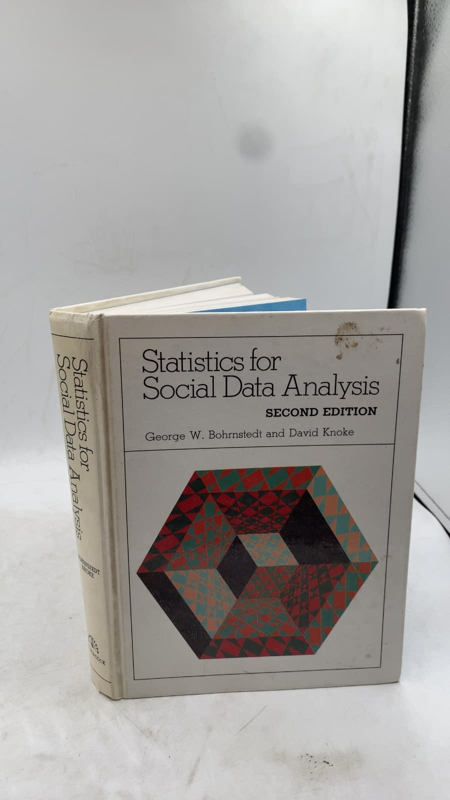Statistics for Social Data Analysis by George W. Bohrnstedt and David Knoke - front cover