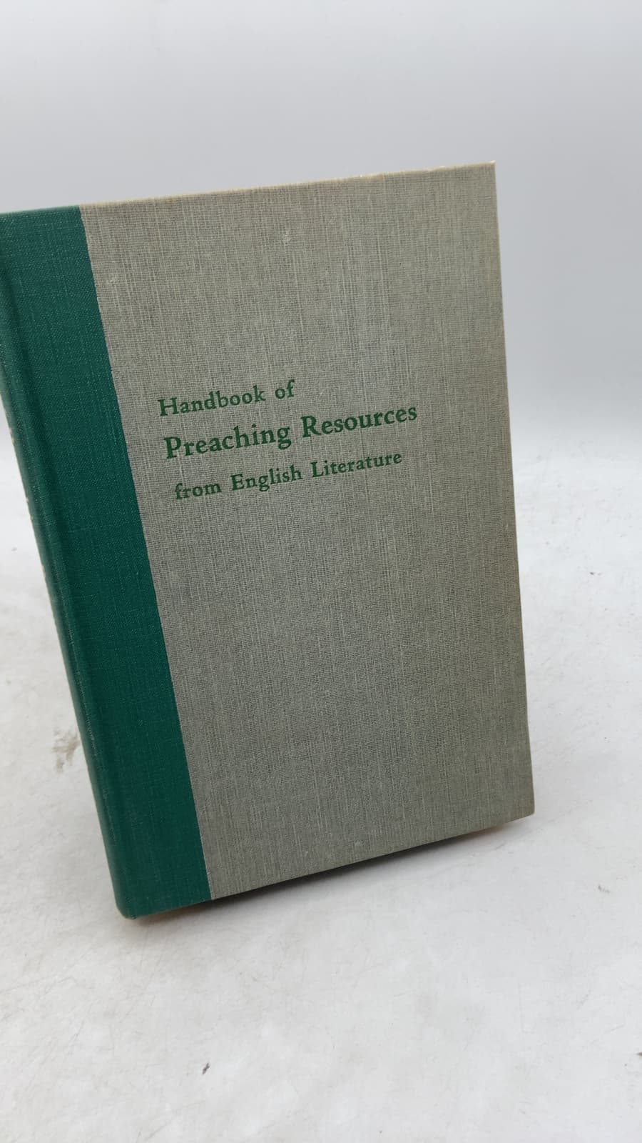 Handbook of Preaching Resources from English Literature