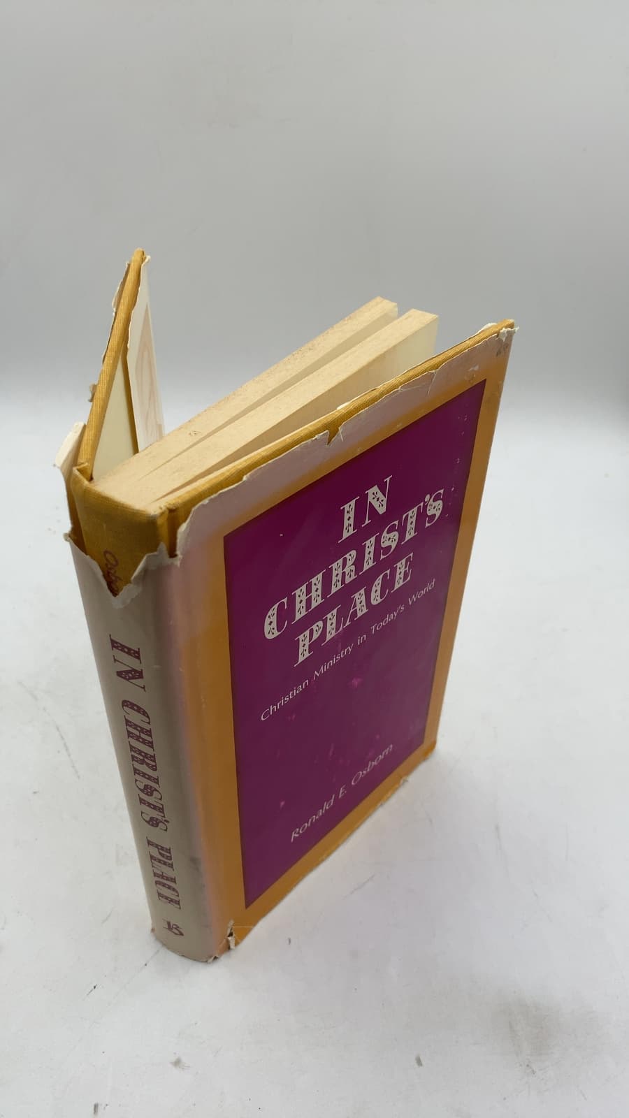 In Christ's Place: Christian Ministry in Today's World by Ronald E. Osborn - front cover