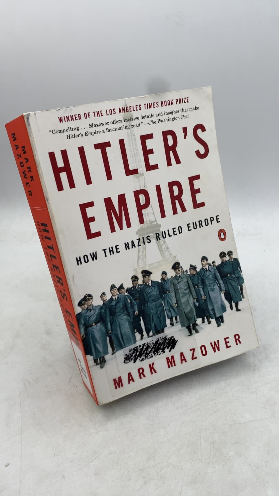 Hitler's Empire: How the Nazis Ruled Europe by Mark Mazower - front cover