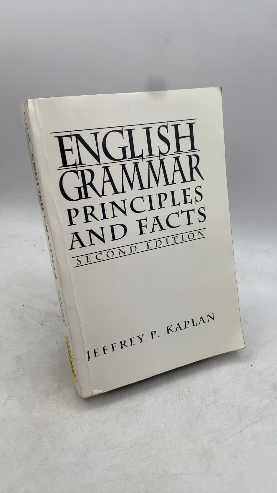 English Grammar Principles AND Facts by Jeffrey P. Kaplan - front cover