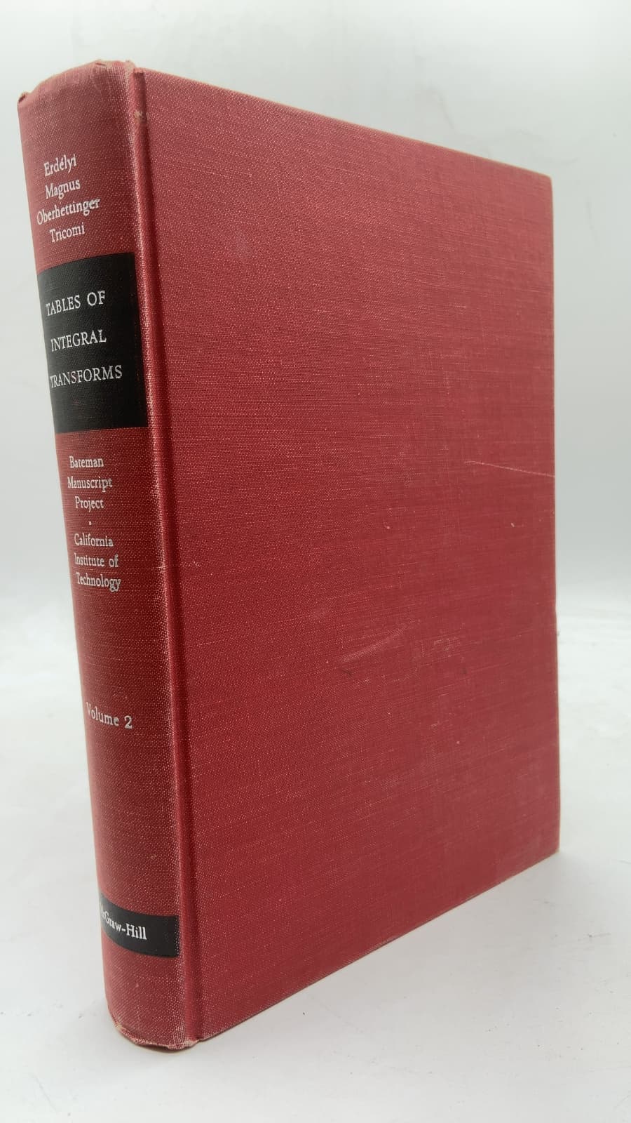 Tables of Integral Transforms, Volume II