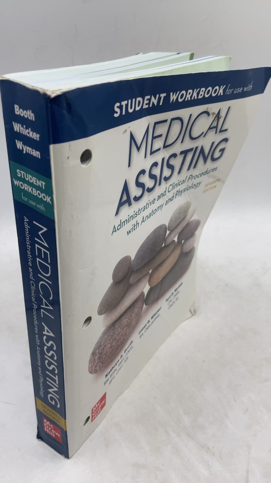 Student Workbook for Use with Medical Assisting: Administrative and Clinical Procedures with Anatomy and Physiology by Kathryn A. Booth, Leesa G. Whicker, Terri D. Wyman - front cover