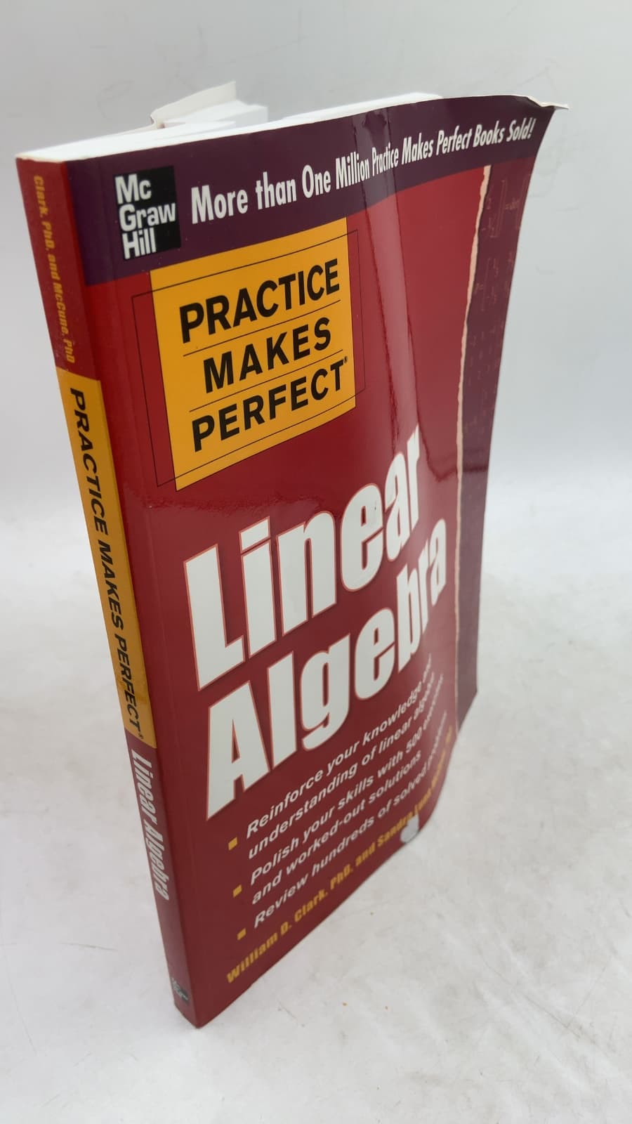 Linear Algebra by William D. Clark, PhD and Sandra Luna McCune, PhD - front cover