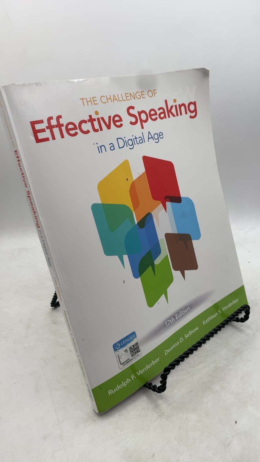 The Challenge of Effective Speaking in a Digital Age by Rudolph F. Verderber, Deanna D. Sellnow, Kathleen S. Verderber - front cover