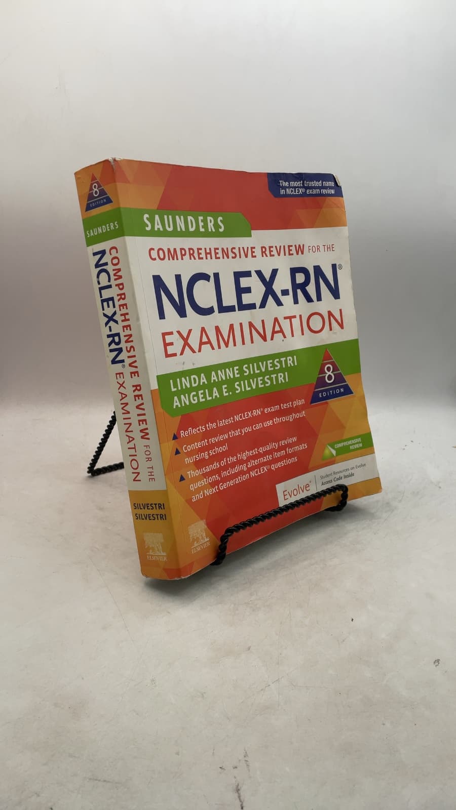 Saunders Comprehensive Review for the NCLEX-RN Examination by Linda Anne Silvestri, PhD, RN and Angela E. Silvestri, PhD, APRN, FNP-BC, CNE - front cover