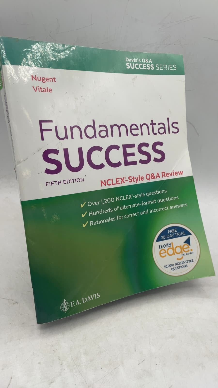 Fundamentals Success: NCLEX-Style Q&A Review by Patricia M. Nugent and Barbara A. Vitale - front cover
