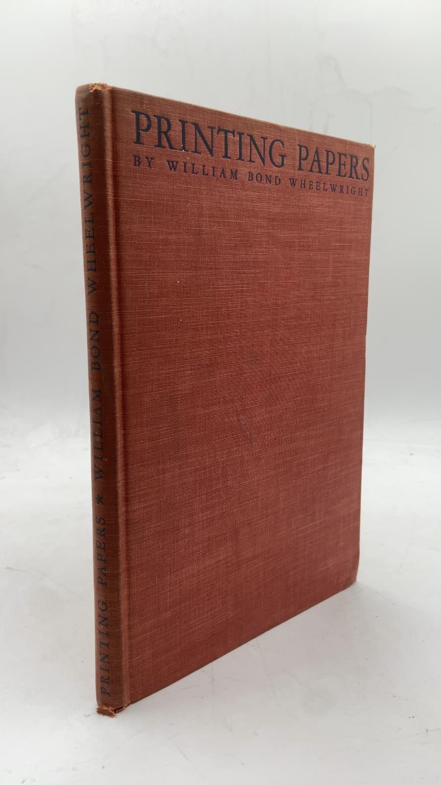 Printing Papers by William Bond Wheelwright - front cover