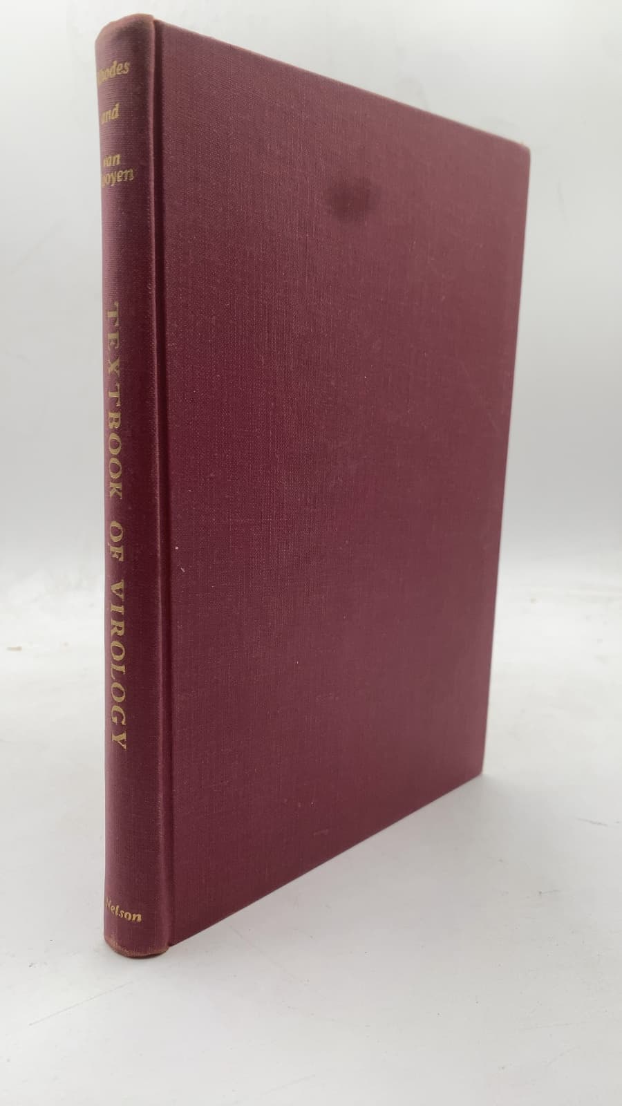 Textbook of Virology: For Students and Practitioners of Medicine by A. J. Rhodes and C. E. van Rooyen - front cover