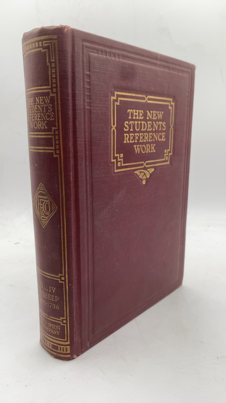 The New Student's Reference Work, Volume IV