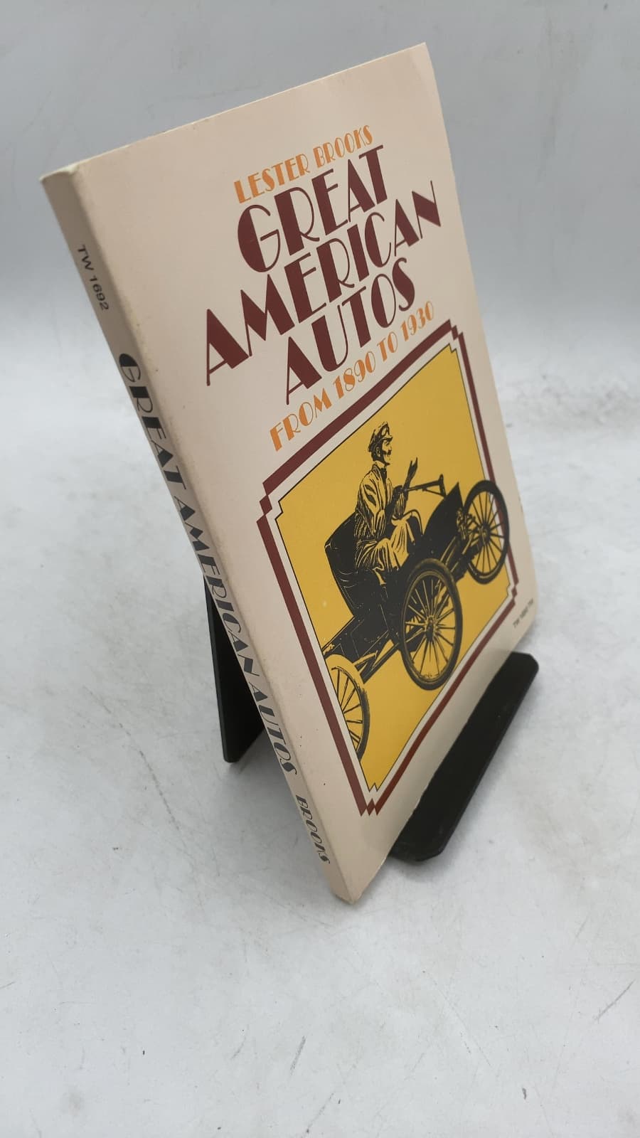 Great American Autos From 1890 to 1930 by Lester Brooks - front cover