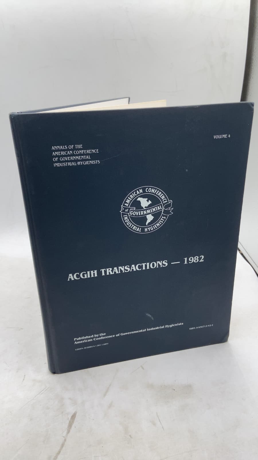ACGIH Transactions — 1982 by Edited by William D. Kelley - front cover