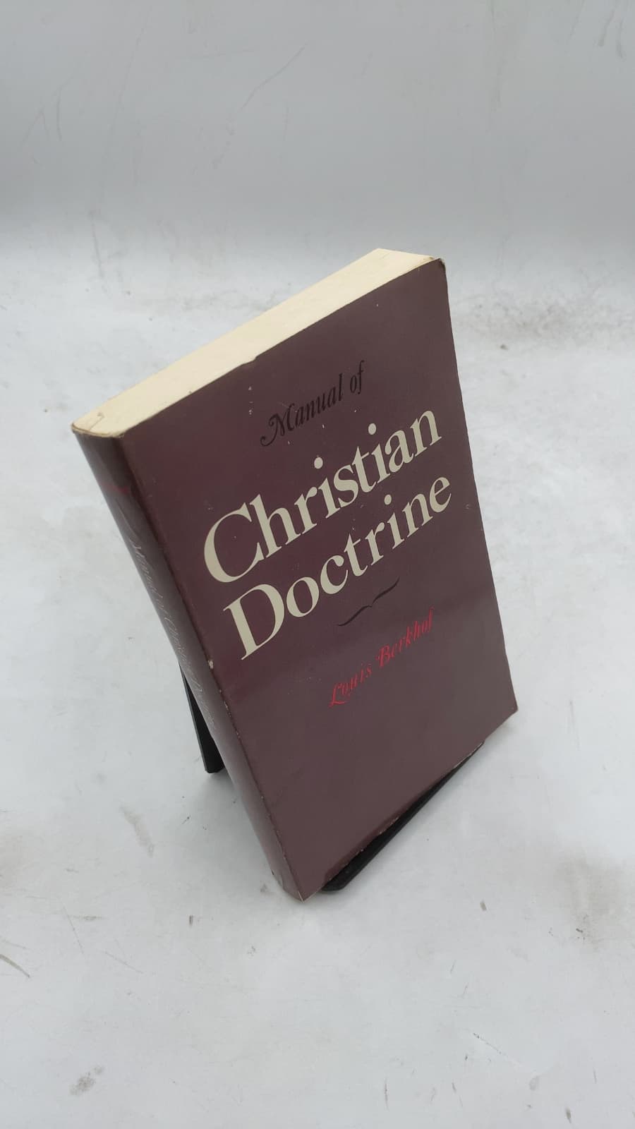 Manual of Christian Doctrine by L. Berkhof - front cover