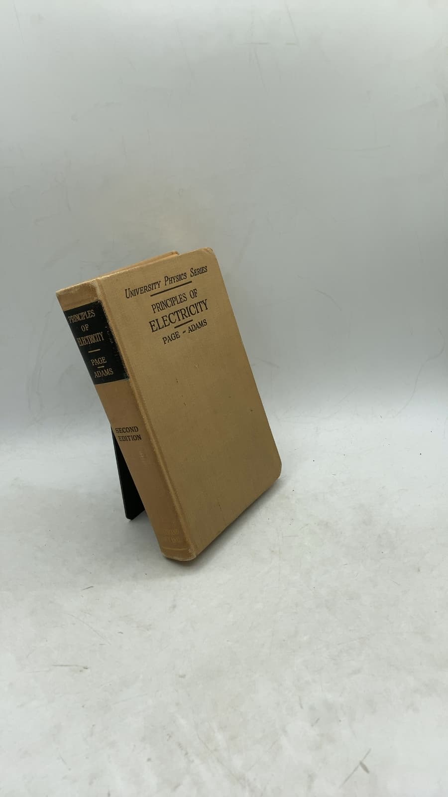 Principles of Electricity: An Intermediate Text in Electricity and Magnetism by Leigh Page, Ph.D. and Norman Ilsley Adams, Jr., Ph.D. - front cover