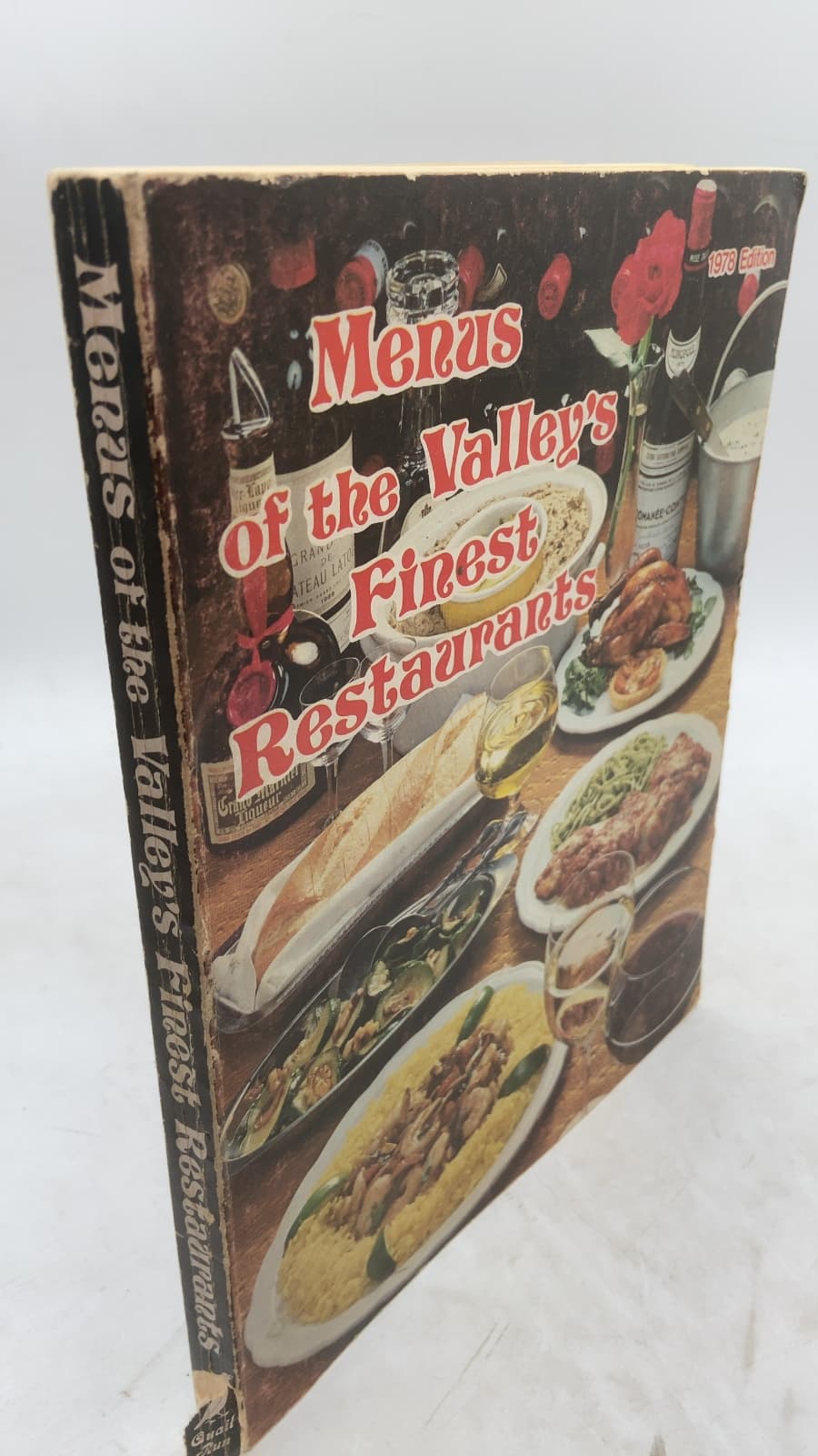 Menus of the Valley's Finest Restaurants by John V. Long and John E. Foltz - front cover