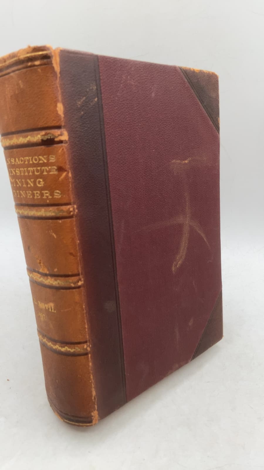 Transactions of the American Institute of Mining Engineers, Vol. XXVII - front cover