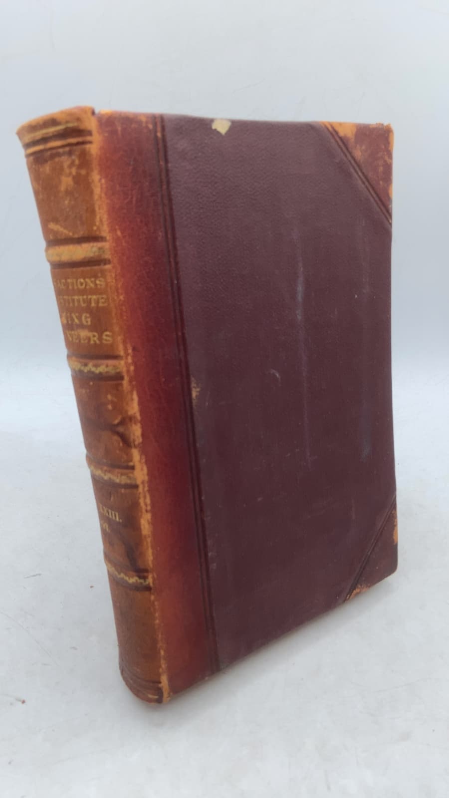 Transactions OF THE American Institute OF Mining Engineers Vol. Xxiii - front cover