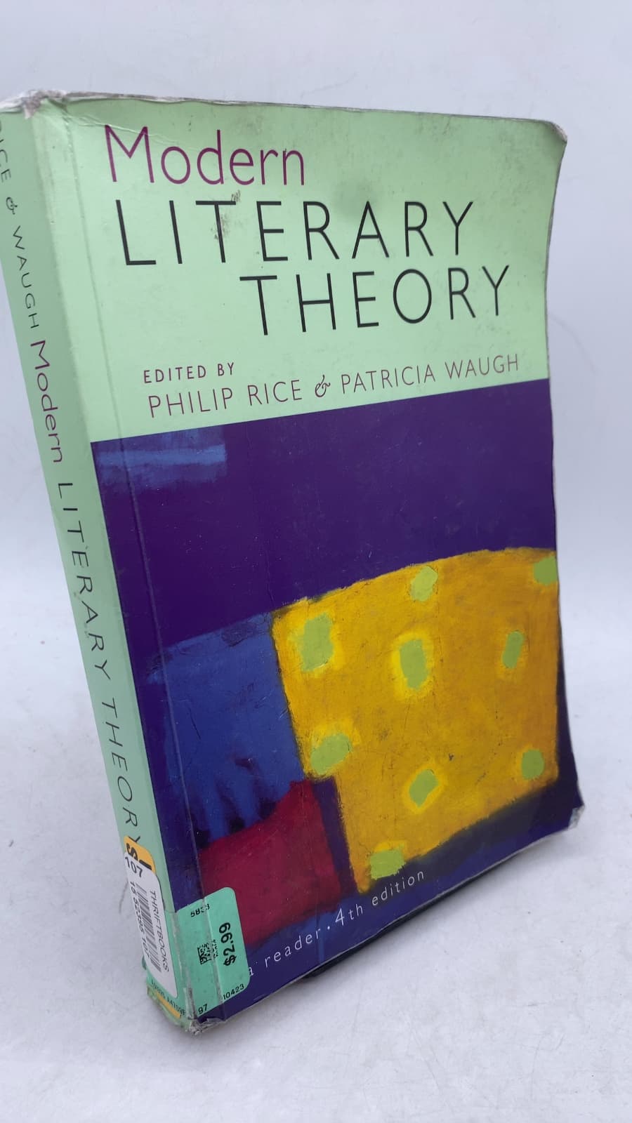 Modern Literary Theory: A Reader by Philip Rice and Patricia Waugh - front cover