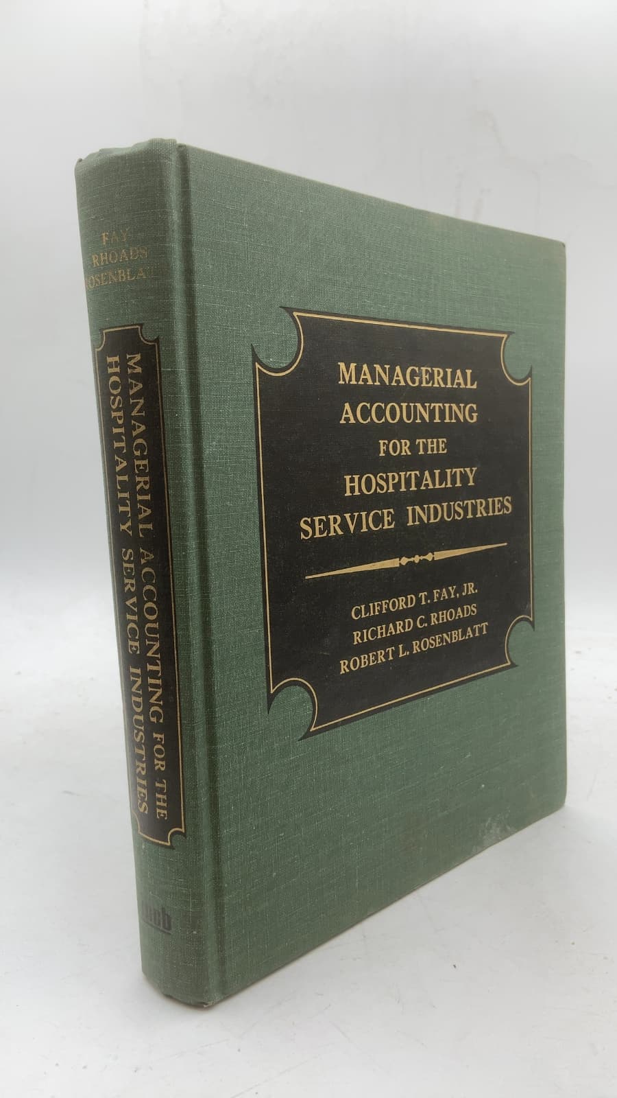 Managerial Accounting for the Hospitality Service Industries