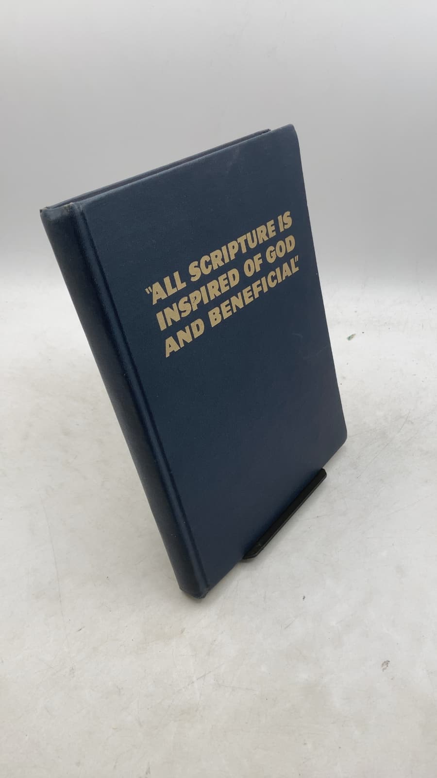 ALL Scripture IS Inspired OF GOD AND Beneficial - front cover
