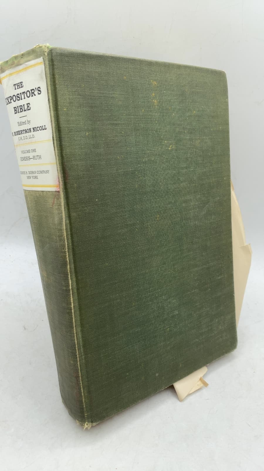 The Expositor's Bible: A Complete Exposition of the Bible, In Six Volumes, With Index (Volume One: Genesis-Ruth) by Edited by W. Robertson Nicoll, with contributions by Oscar L. Joseph - front cover