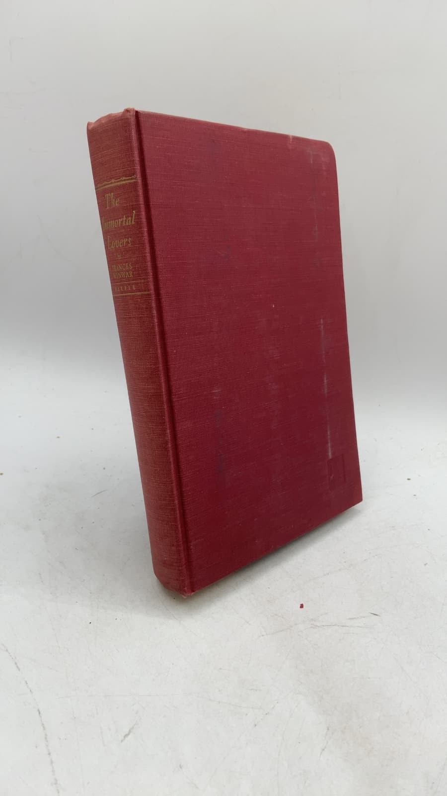 The Immortal Lovers: Elizabeth Barrett and Robert Browning by Frances Winwar - front cover