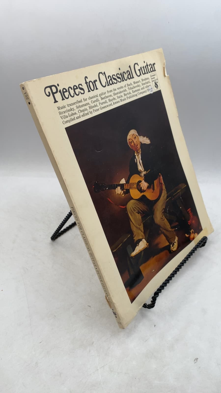 Pieces for Classical Guitar by Edited by Peter Greenwood - front cover