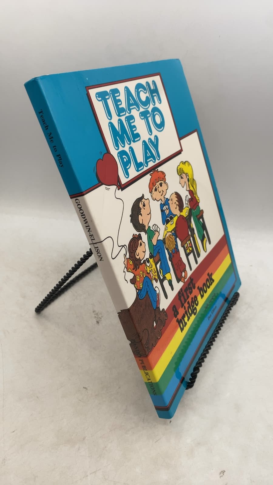 Teach Me to Play: A First Bridge Book by Goodwin-Ellison - front cover
