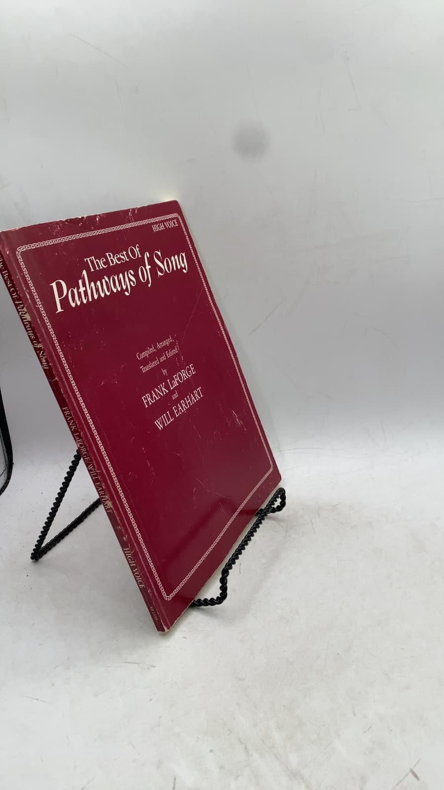 The Best Of Pathways of Song (High Voice) by Frank LaForge and Will Earhart - front cover
